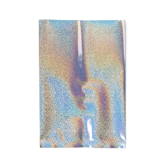 Flat Heat Seal Bags Glitter Holographic 10,2x15,2 cm