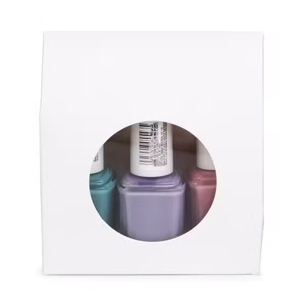 Kraft Gift Boxes White with Circle Window 8,9x3,8x10,2 cm