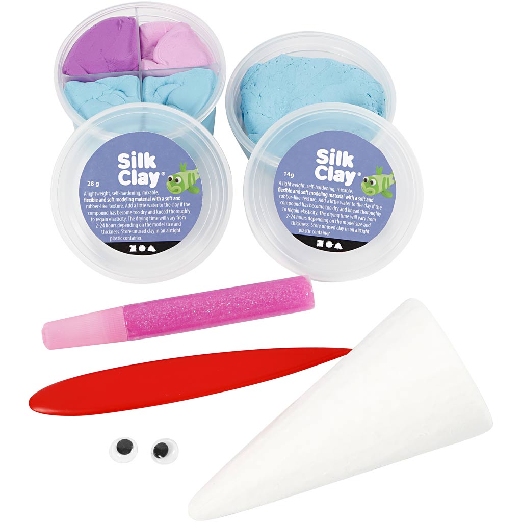 LU-LA, light blue, pink, purple, 1 set [HOB-100783]