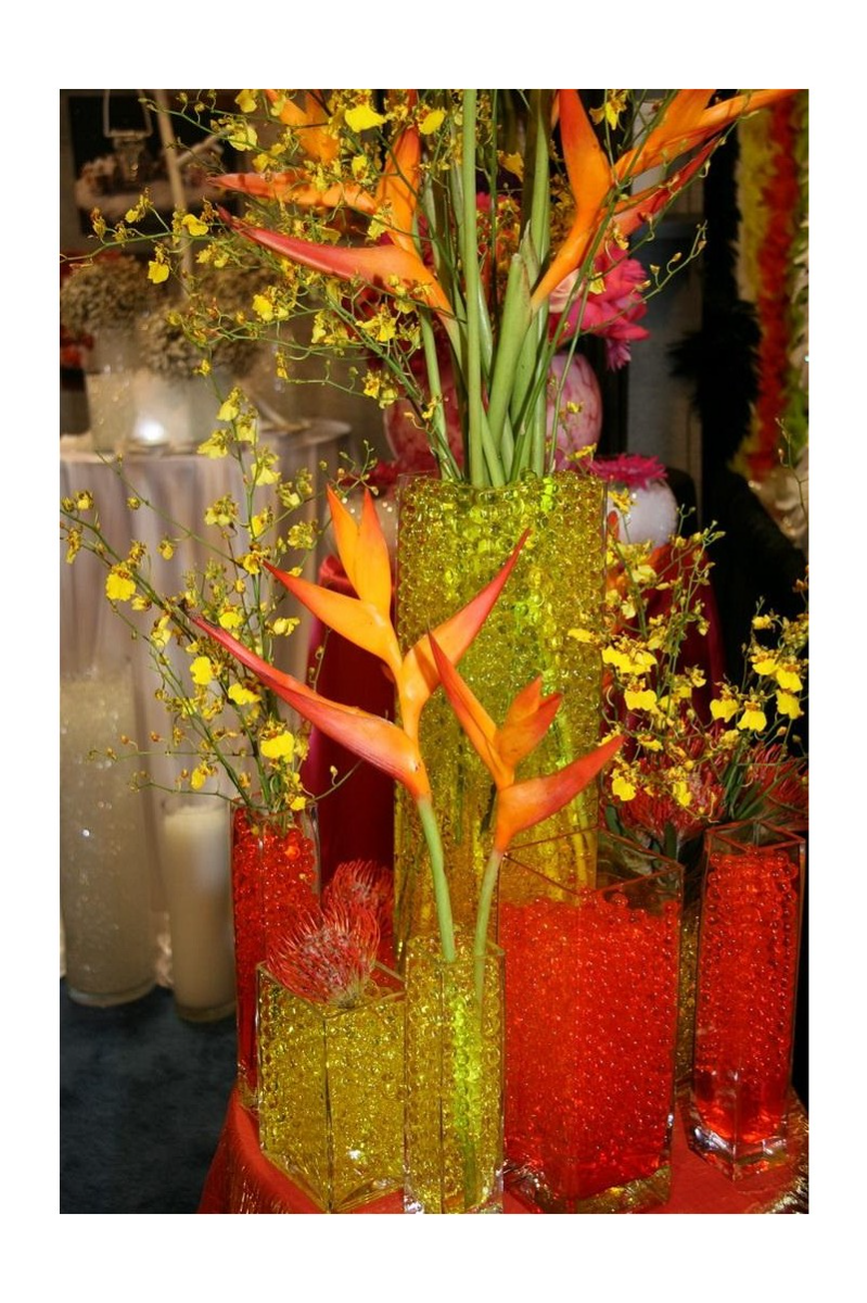 Water pearls Orange 10-12 mm (1 box) [IFS-10332]