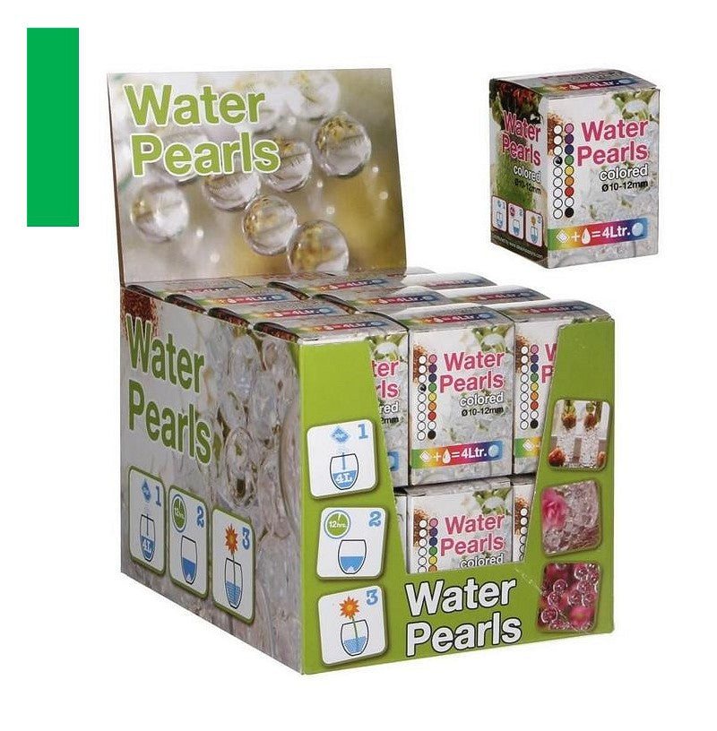 Water pearls Green 10-12 mm (1 box) [IFS-10335]