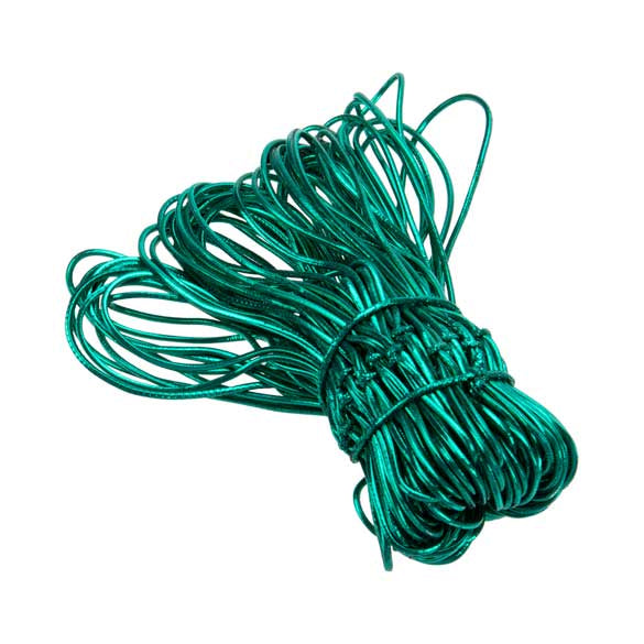 Decorative Loops Metallic Green 25.5cm (50 pieces) [10MGR]
