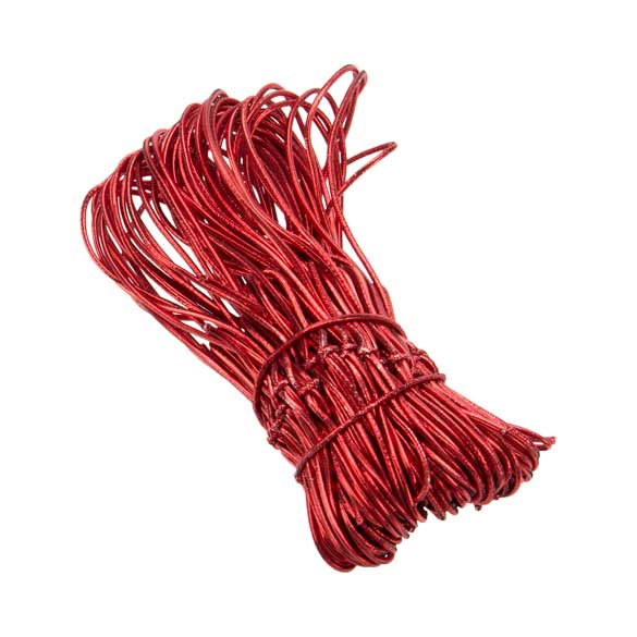 Decorative Loops Metallic Red 25.5cm (50 pieces) [10MR]