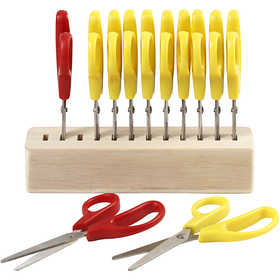 Kids Scissors, L: 12,5 cm, round, 12 pc/ 1 pack [HOB-11190]