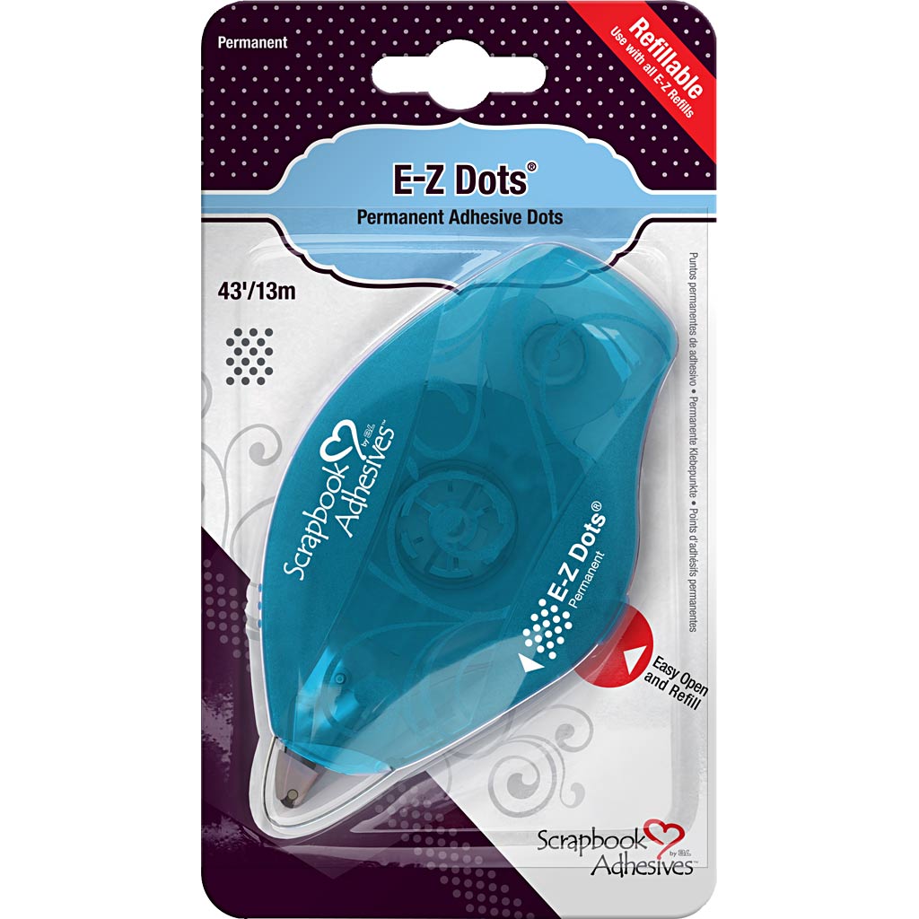 E-Z Runner®, dots, permanent glue, W: 8 mm, 15 m/ 1 roll [HOB-11557]