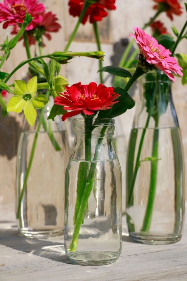 Glass Milk Bottle 250ml 14cm tall Ø 6cm (tray with 24 pcs) [IFS-129191]