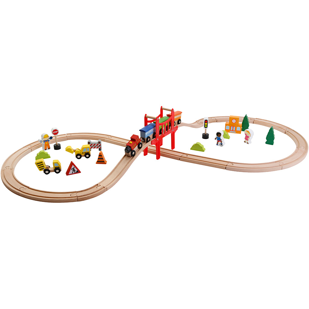 VIGA Figure 8 Railway Set, 39 parts