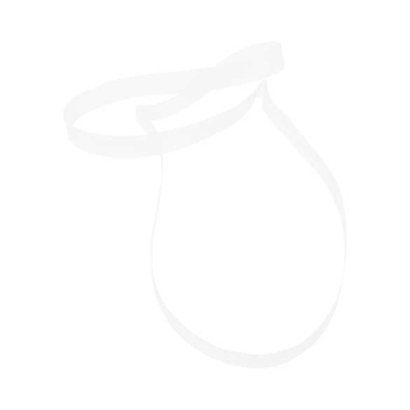 Decorative Loops Vinyl Stretch Transparent 35.6cm (50 pieces) [14CVL]