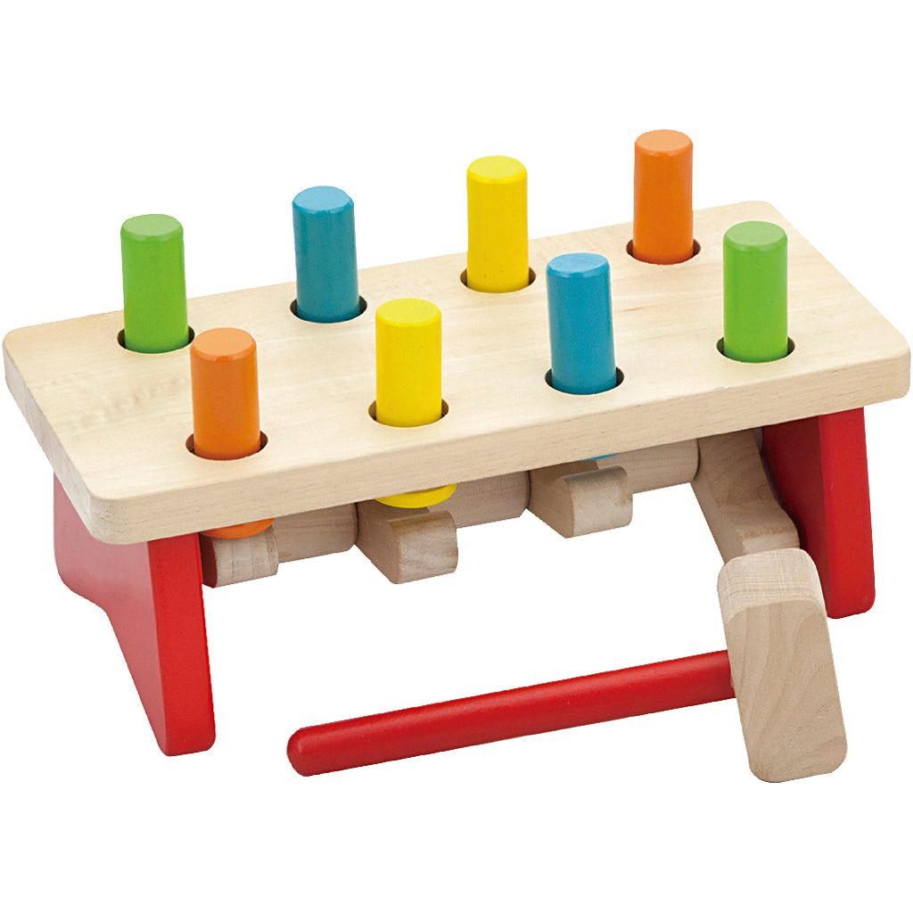 VIGA hammer bench toy, size 26x12x13 cm, 1 pc [HOB-907776]