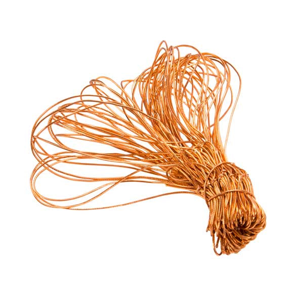 Decorative Loops Metallic Copper 40.5cm (50 pieces) [16MC]