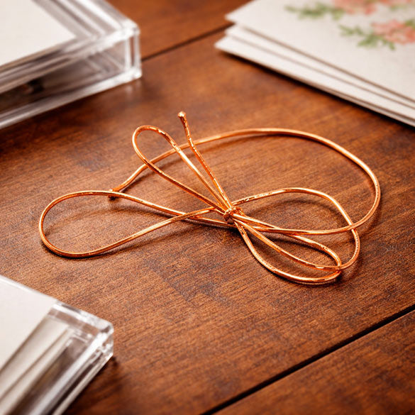 Decorative Loops Metallic Copper 40.5cm (50 pieces) [16MC]
