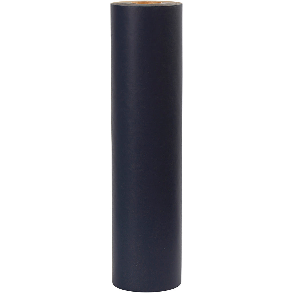 Wrapping Paper, W: 50 cm, 60 g, black, 100 m/ 1 roll [HOB-19941]