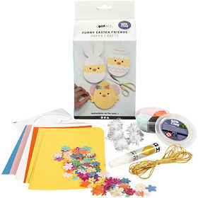 Mini Craft Kit Paper Decorations, card with decoration, 1 set [HOB-100758]