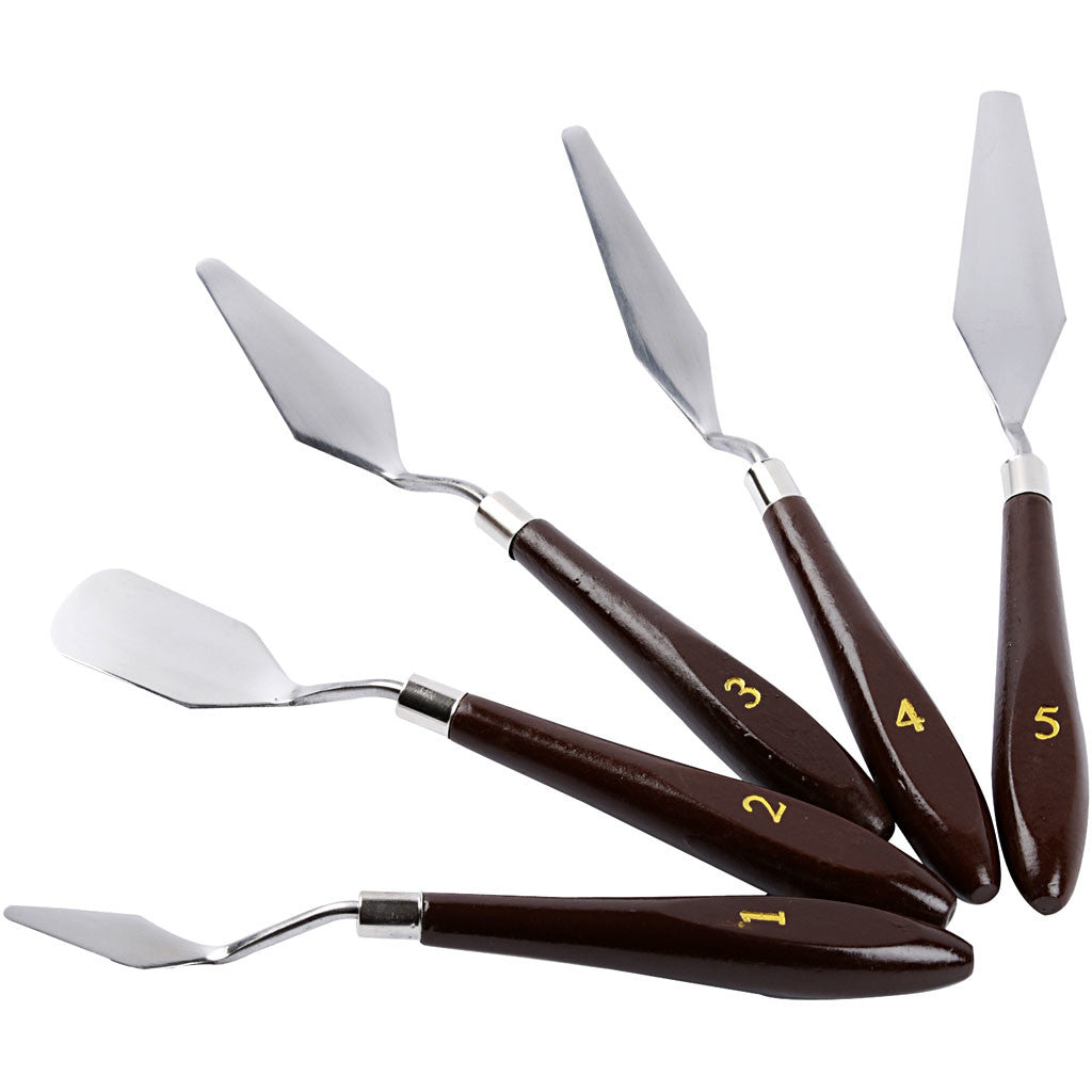 Pallette Set, L: 17-23 cm, W: 1,5-2,5 cm, 5 pc/ 1 pack [HOB-10314]