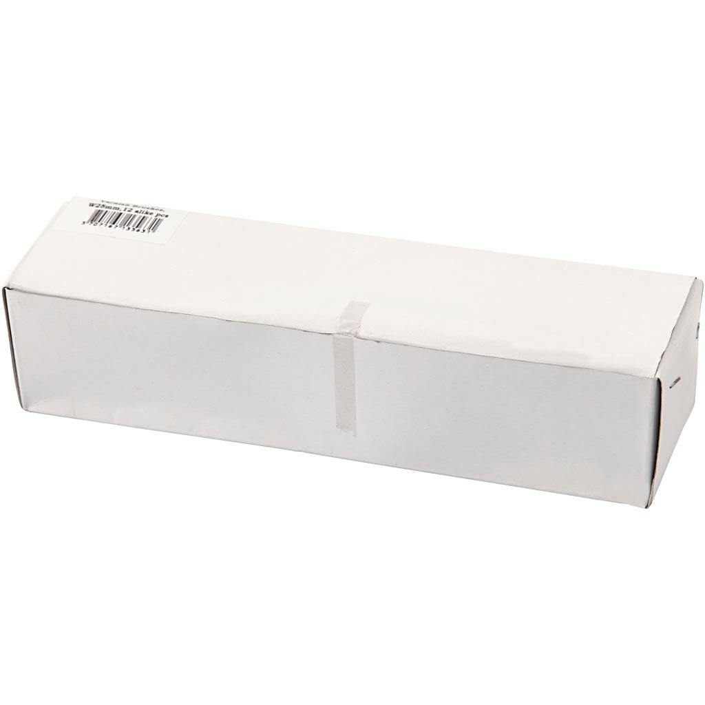 Varnish Brushes, L: 18,5 cm, W: 25 mm, flat, 12 pc/ 1 pack [HOB-10425]