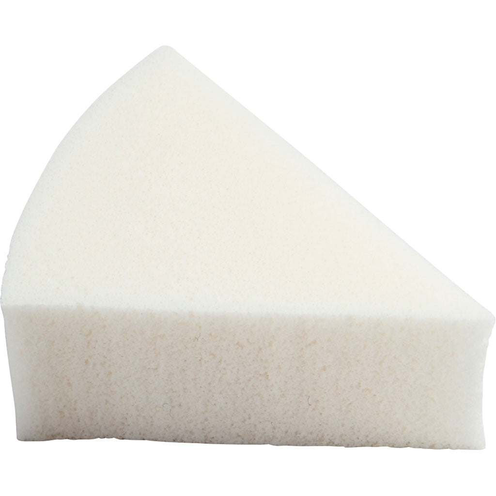 Sponges, L: 40 mm, W: 25 mm, white, 8pc/ 1 pack [HOB-104680]