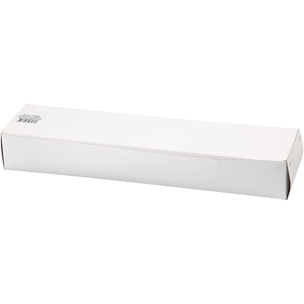 Nature Line Brushes, no. 1+2+4+8+14+20, L: 27,5-33 cm, W: 5-19 mm, flat, 64 pc/ 1 pack [HOB-10549]