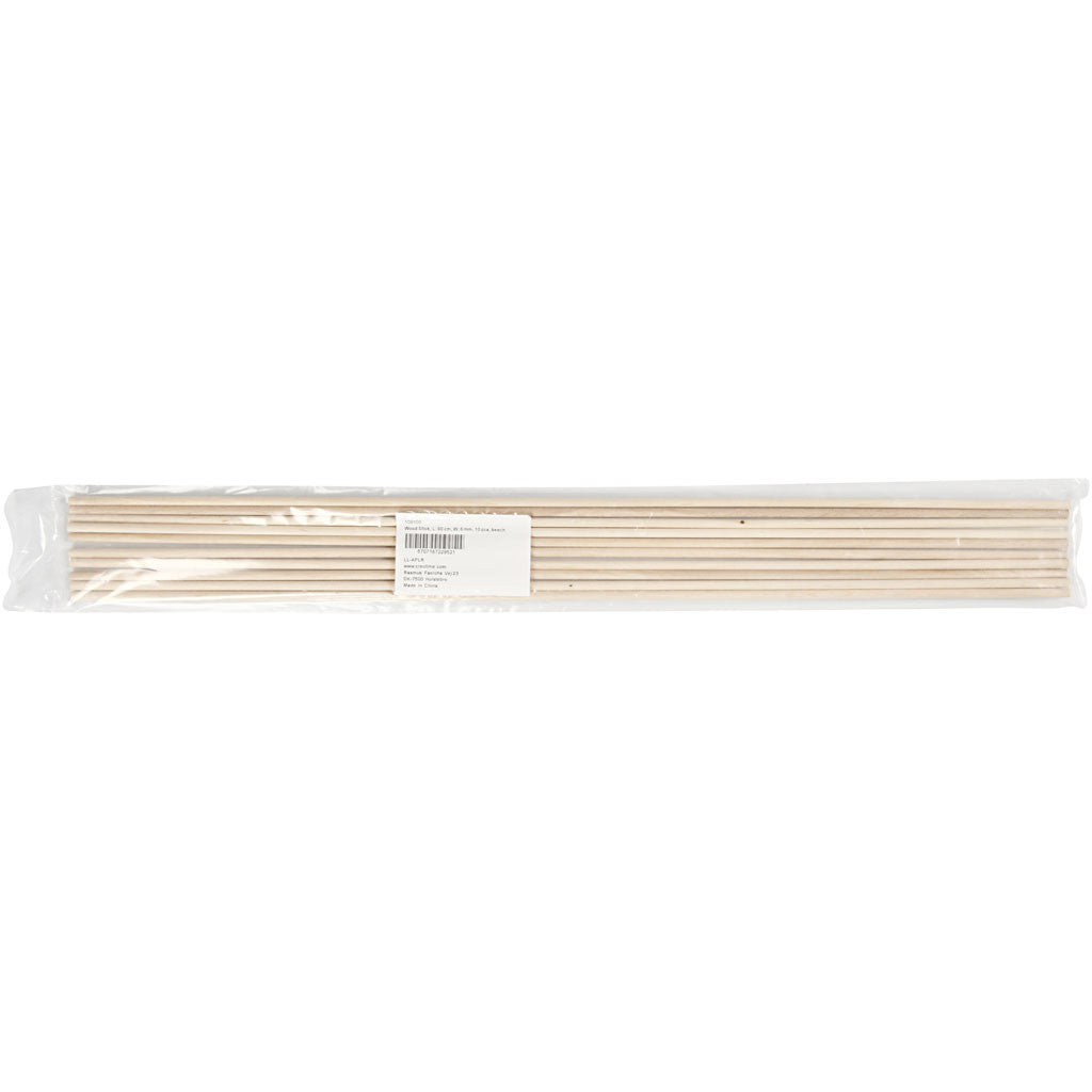 Stick, L: 60 cm, dia. 6 mm, 10 pc/ 1 pack [HOB-109100]