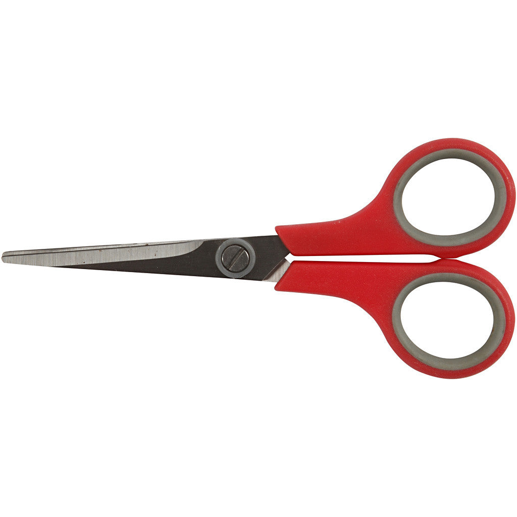 Kids Scissors, L: 14 cm, both left and right, 12 pc/ 1 pack [HOB-11195]