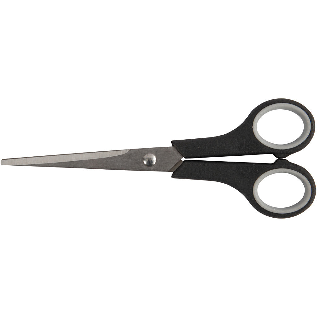 Kids Scissors, L: 17 cm, both left and right, 12 pc/ 1 pack [HOB-11196]