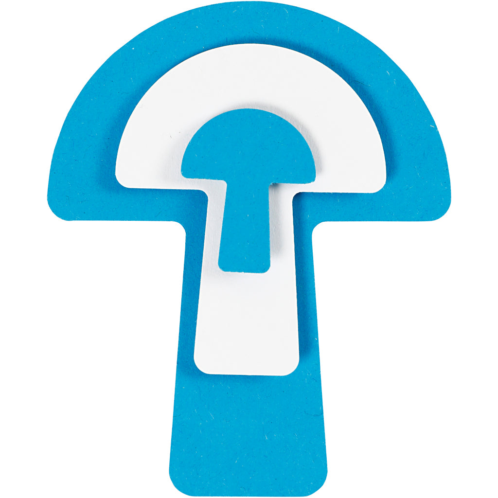 Craft Punch Set, mushroom, size 25+50+75 mm, 3 pc/ 1 pack [HOB-112780]