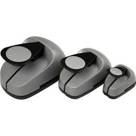 Craft Punch Set, circle, size 25+49+75 mm, 3 pc/ 1 pack [HOB-11289]