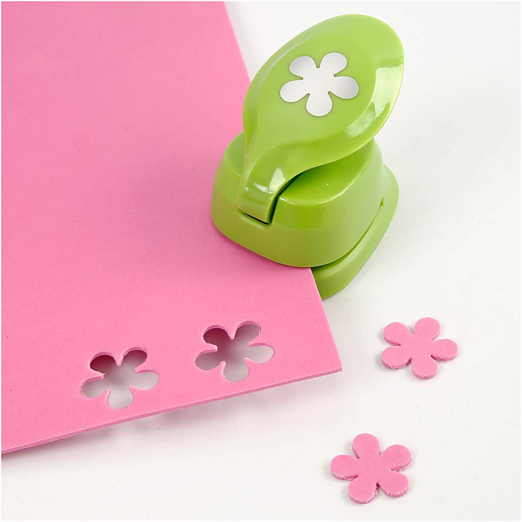 Paper Punches, flower, butterfly, heart, size 25 mm, 3 pc/ 1 pack [HOB-11302]