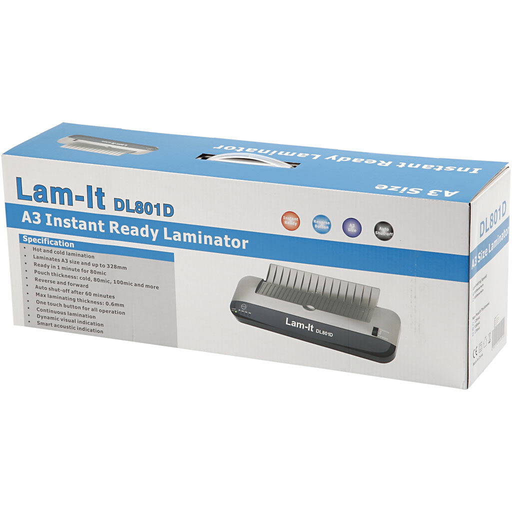Laminator, A3, sheet 297x420 mm, thickness 80-150 my, 1 pc [HOB-11507]