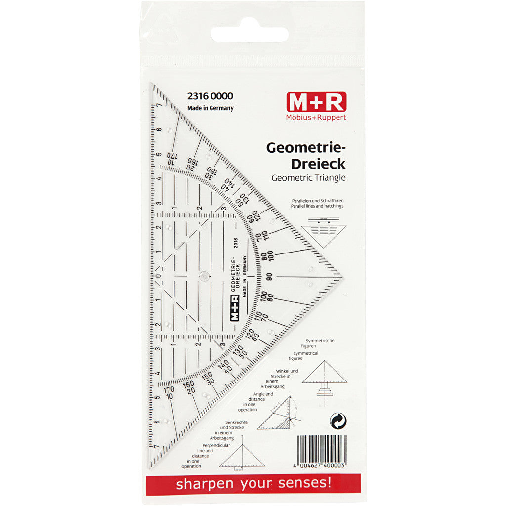 Protractor, W: 16 cm, 1 pc [HOB-11700]