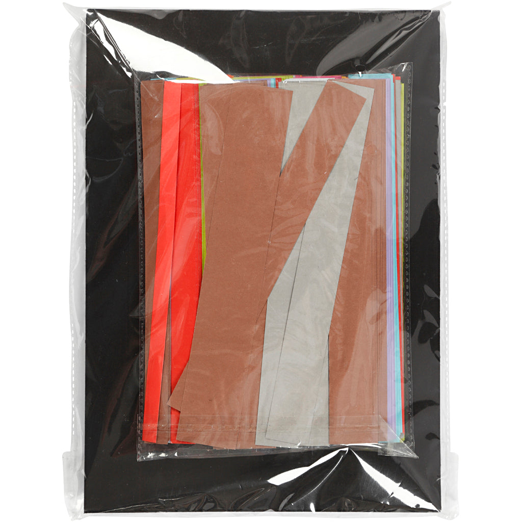 Quilling Set, L: 21 cm, W: 10+15+25+35 mm, 1 pack [HOB-11720]