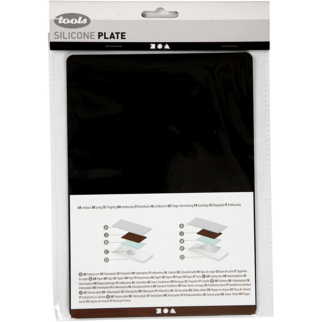 Silicone Plate, size 15,3x21,6 cm, thickness 2 mm, 1 pc [HOB-11762]