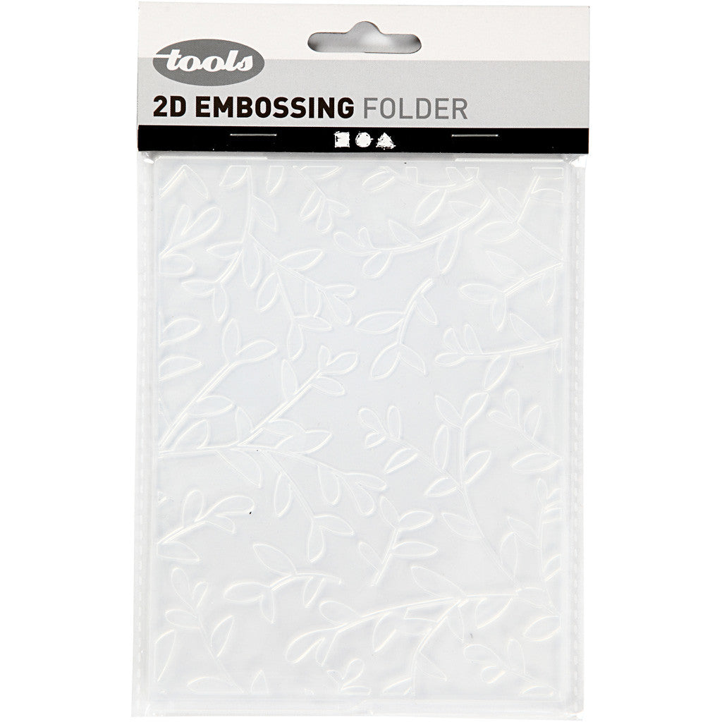 Embossing Folder, sprouts, size 11x14 cm, thickness 2 mm, 1 pc [HOB-11768]