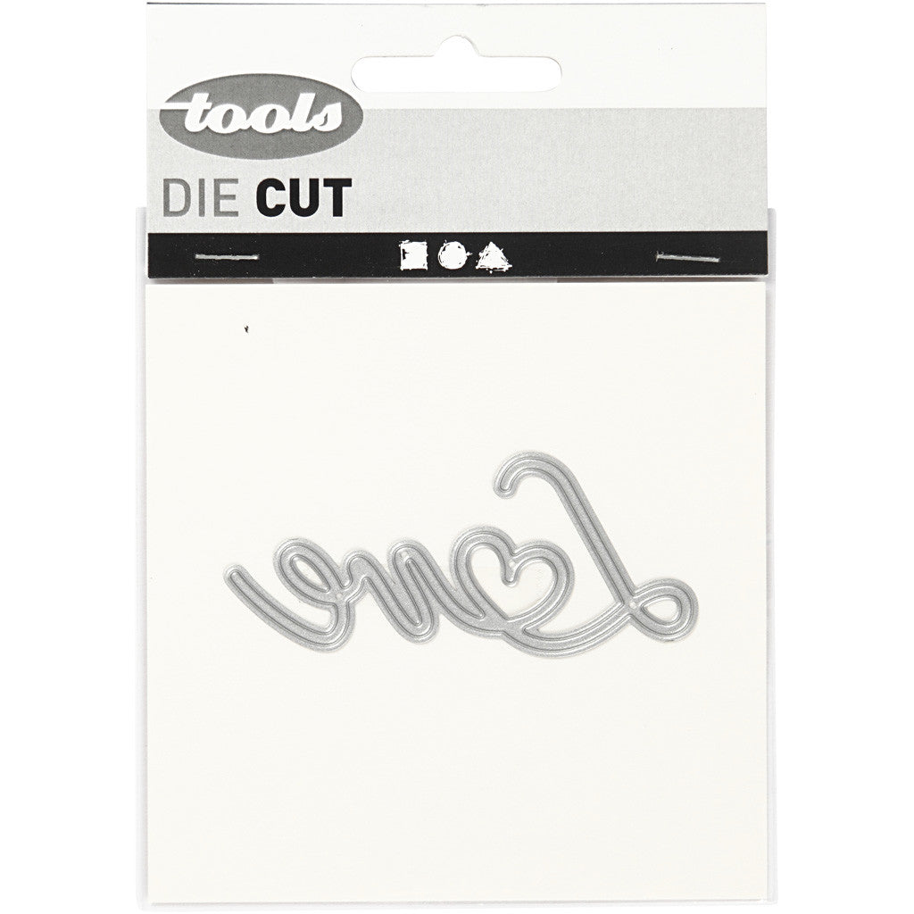 Die Cut, Love, size 69x30,5 mm, 1 pc [HOB-118003]