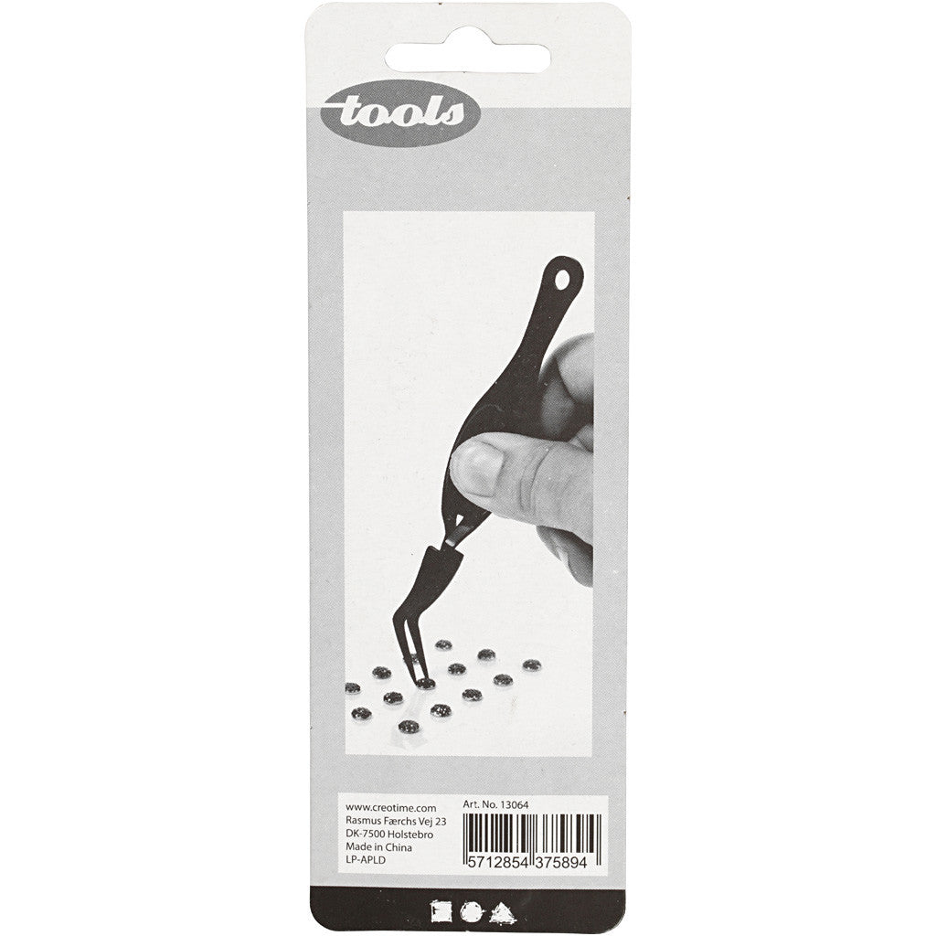Craft tweezers, L: 12,5 cm, 1 pc [HOB-13064]