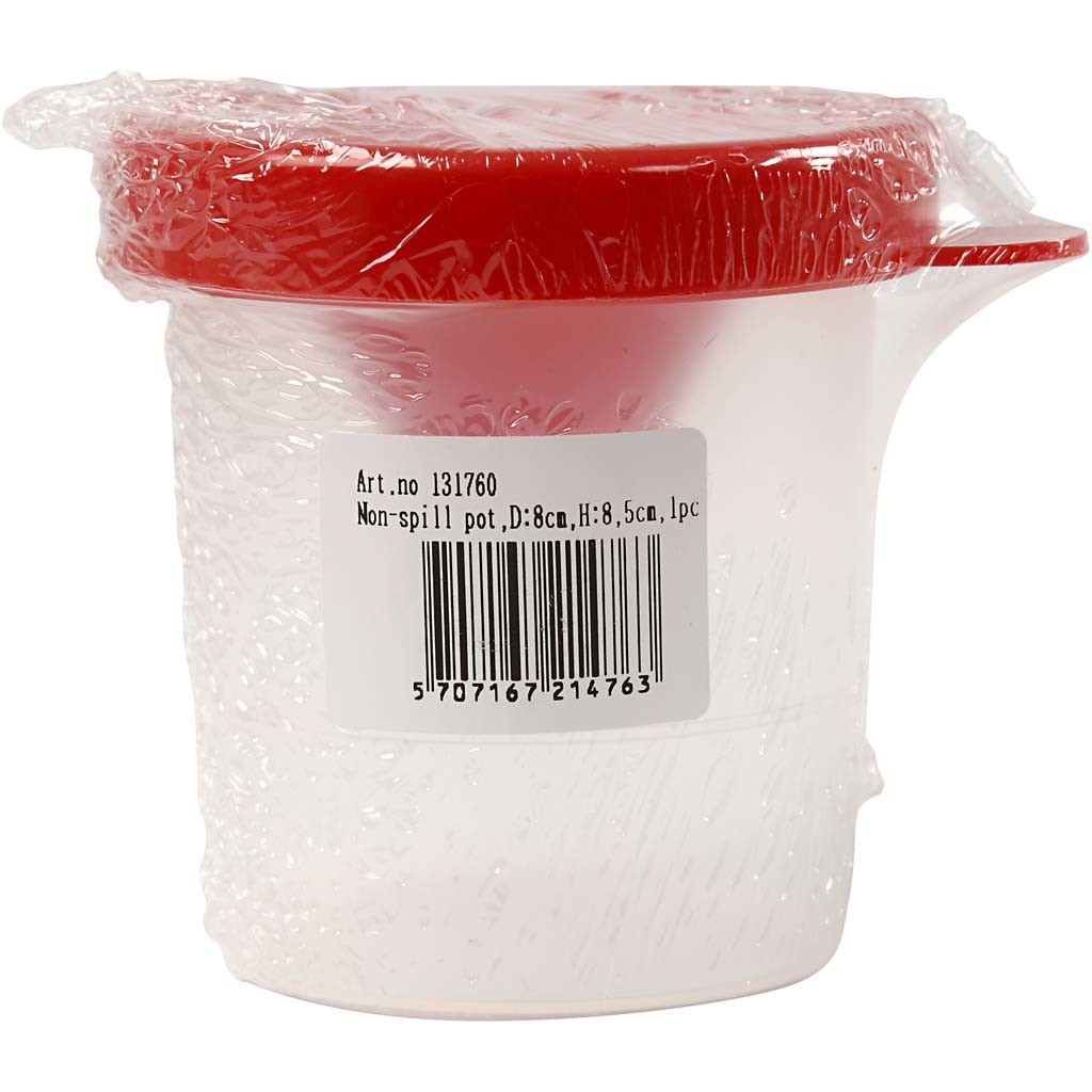 Non-Spill Paint Pot, H: 8,5 cm, dia. 8 cm, 250 ml, 1 pc [HOB-131760]