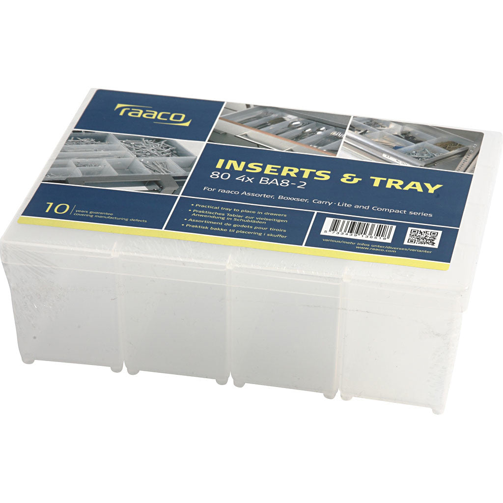 Insert Box, no. BA8-2, H: 80 mm, size 157x55 mm, 4 pc/ 1 pack [HOB-13412]