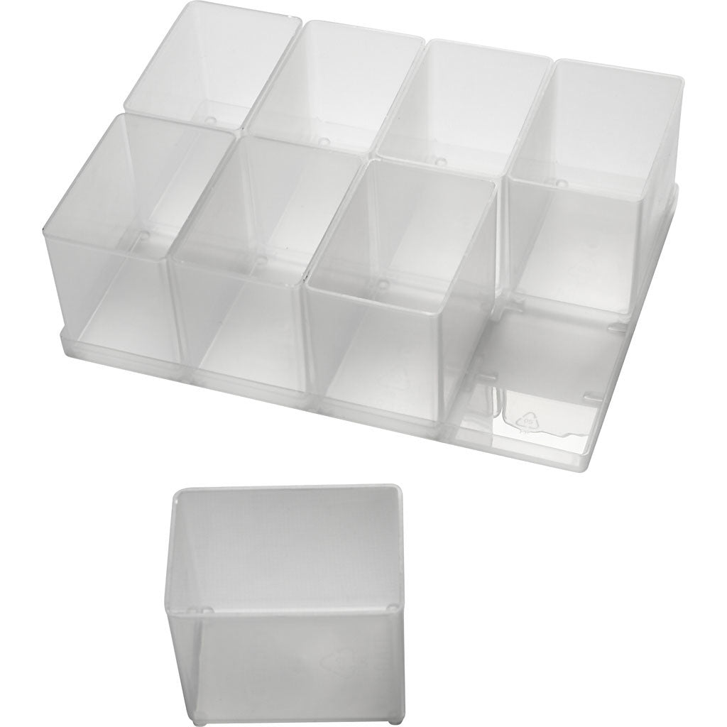 Insert Box, no. BA8-1, H: 80 mm, size 79x55 mm, 8 pc/ 1 pack [HOB-13415]