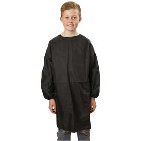 Painting coat, L: 81 cm, size 7-12 years, black, 1 pc [HOB-13794]