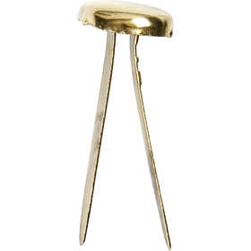 Paper Binders, L: 20 mm, gold, 70 pc/ 1 pack [HOB-14207]