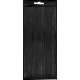 Stickers, borders, sheet 10x23 cm, black, 1 sheet [HOB-170050]
