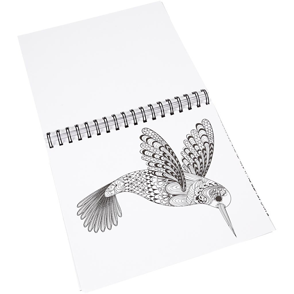 Mindfullness Colouring Book, natural, size 19,5x23 cm, Number of pages 64, 1 pc [HOB-19262]