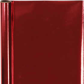 Wrapping Paper, W: 50 cm, 65 g, red, 4 m/ 1 roll [HOB-199880]