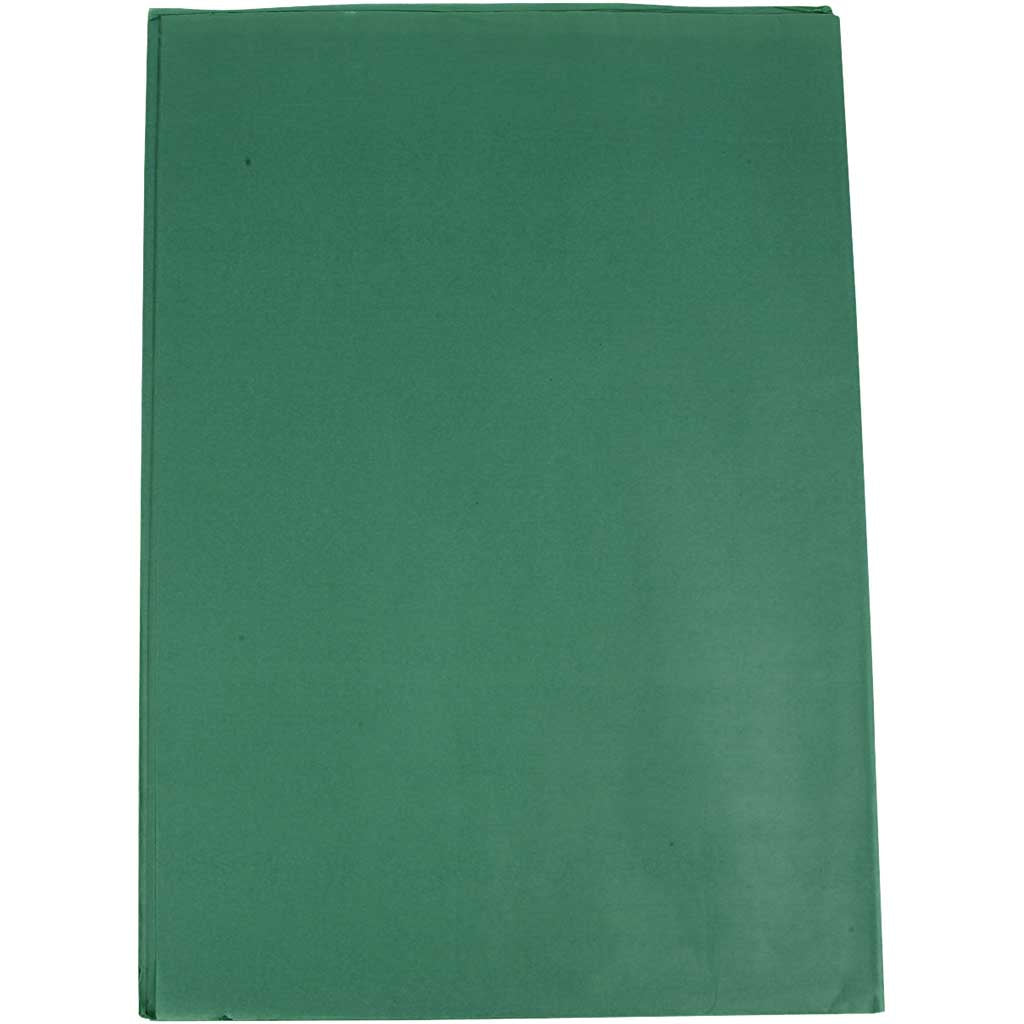 Tissue Paper, sheet 50x70 cm, 14 g, green, 25sheets [HOB20867]