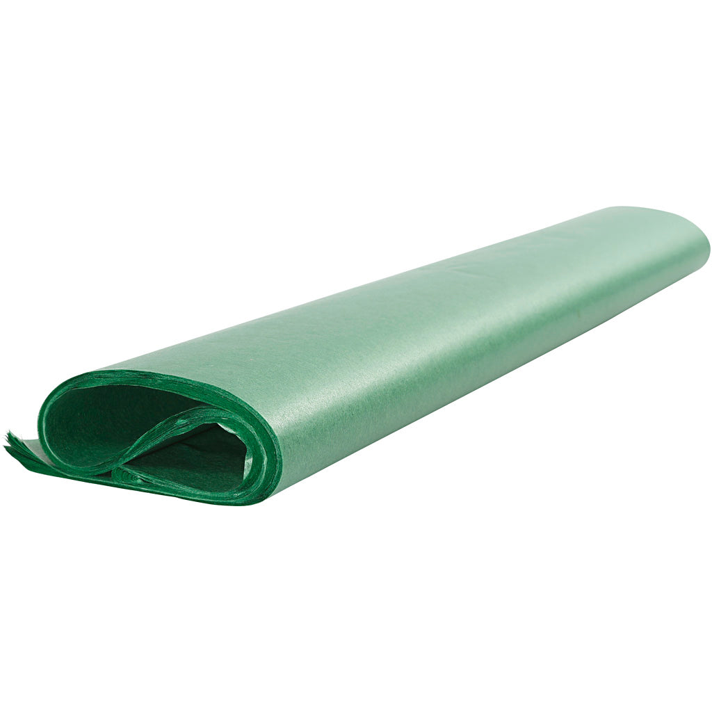 Tissue Paper, sheet 50x70 cm, 17 g, green, 25 sheet/ 1 pack [HOB-20867]