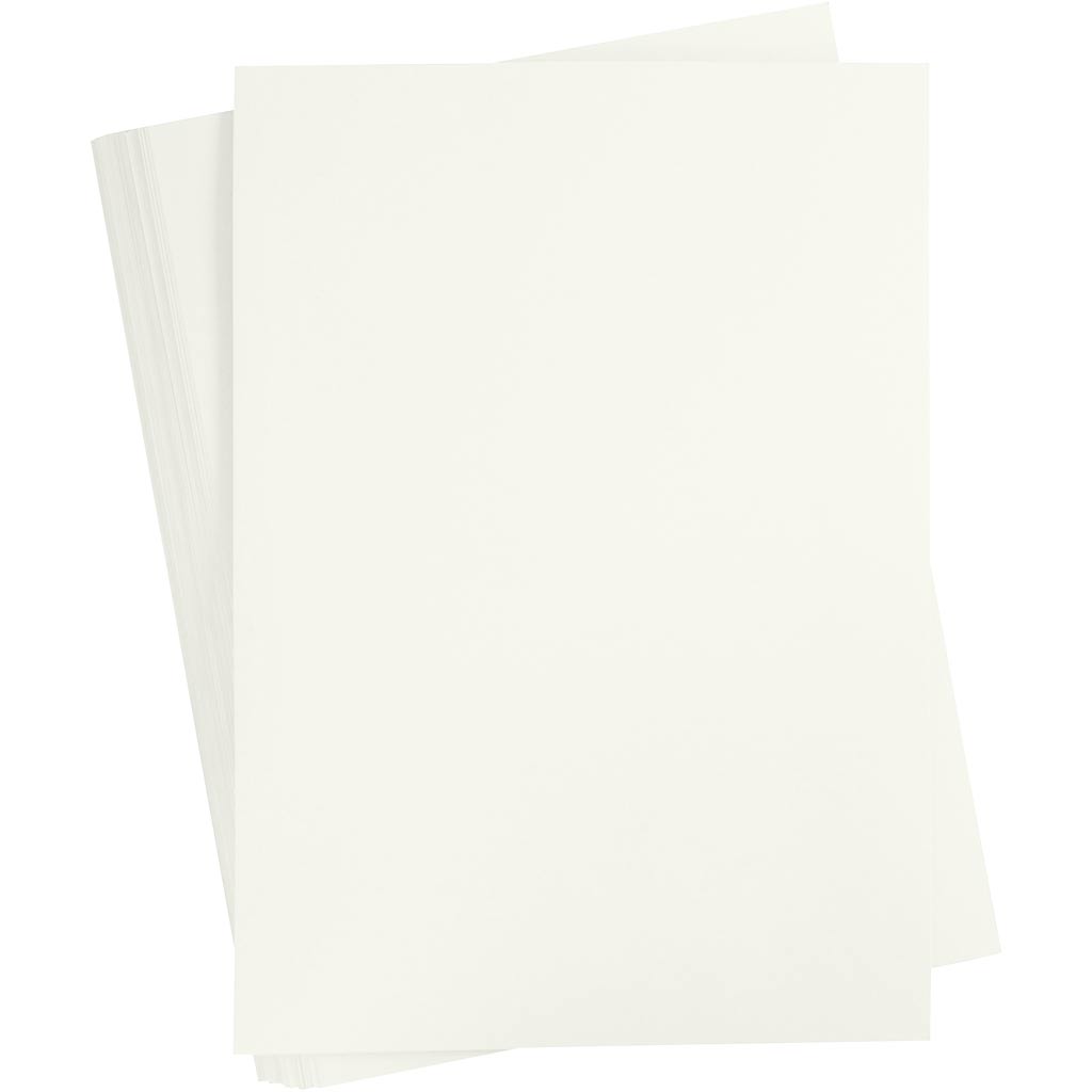 Card, A2, sheet 420x594 mm, 180 g, off-white, 100 sheet