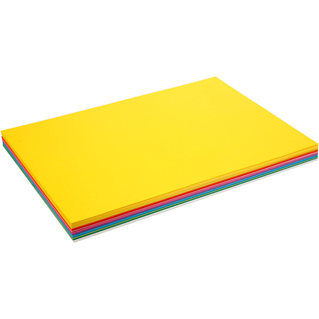 Spring Cardboard, A2, sheet 420x594 mm, 180 g, assorted colours, 20 ass sheets