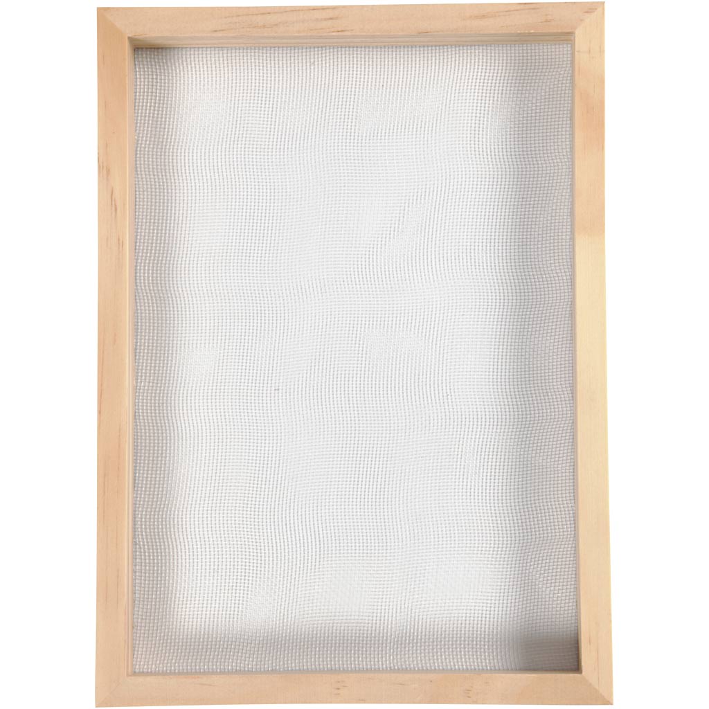 Paper Making Frame Mould, A5, size 23x17x2cm cm, 20 mesh, 1 pc [HOB-22797]