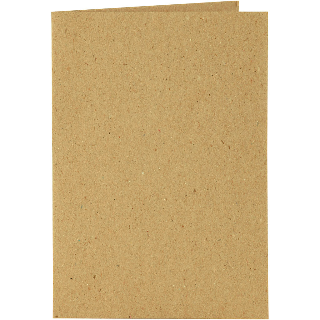 Cards and envelopes, card size 10,5x15 cm, envelope size 11,5x16,5 cm, 110+230 g, natural, 6 set/ 1 pack [HOB-23021]