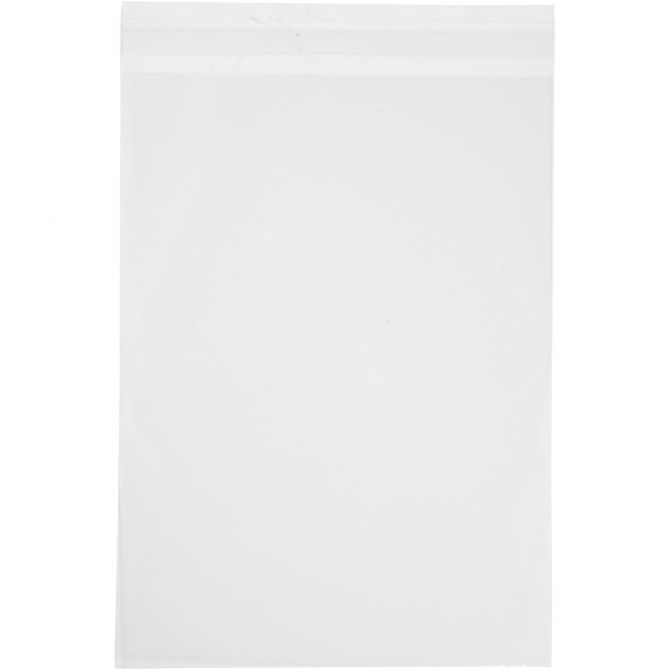 Cellophane Bag, W: 16.8 cm, H: 23 cm, 50pcs, 30 micron