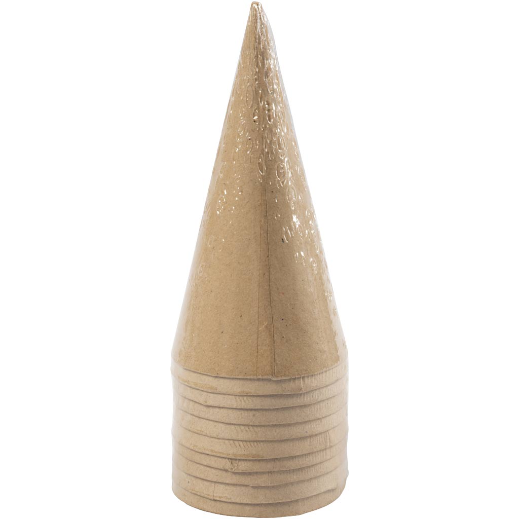 Cone, H: 14 cm, dia. 7 cm, 10 pc/ 1 pack [HOB-265501]